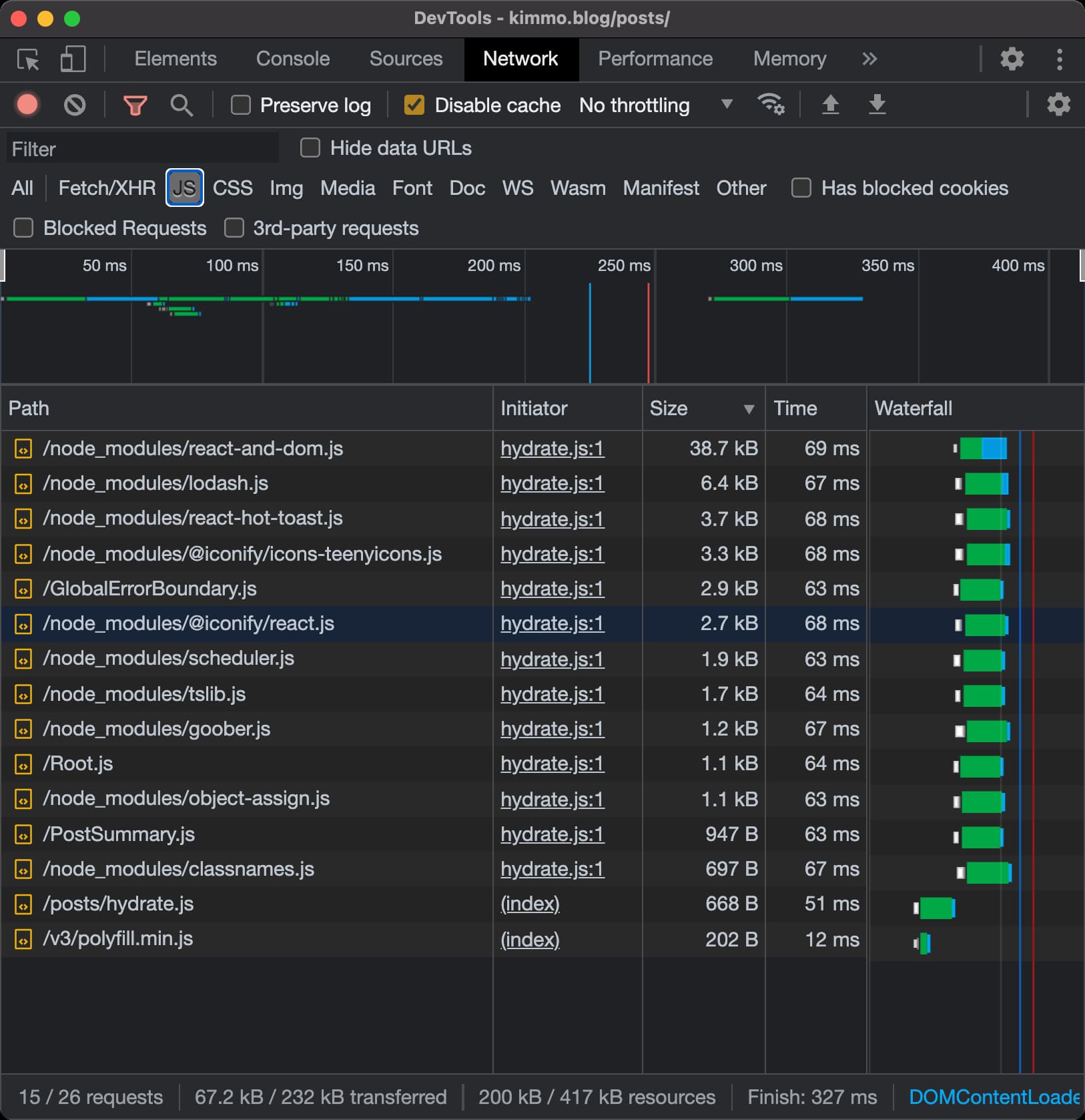 Chrome Devtools for DIY solution